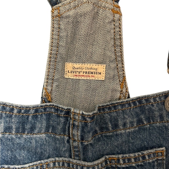 Levi’s Premium Denim Overalls Women’s Size Medium - Picture 9 of 9